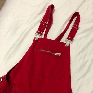 f21 red overalls